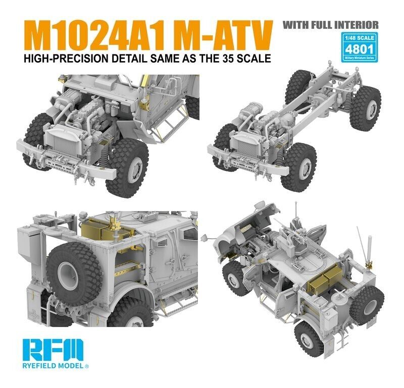 RFM M1024A1 M-ATV (mrap all terrain vehicle) 1/48